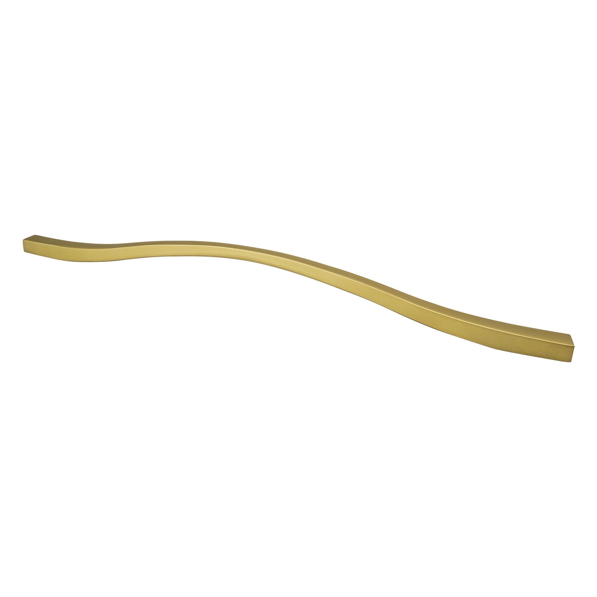 288 mm & 320 mm Center to Center Fluid Contemporary Pull, Honey Gold