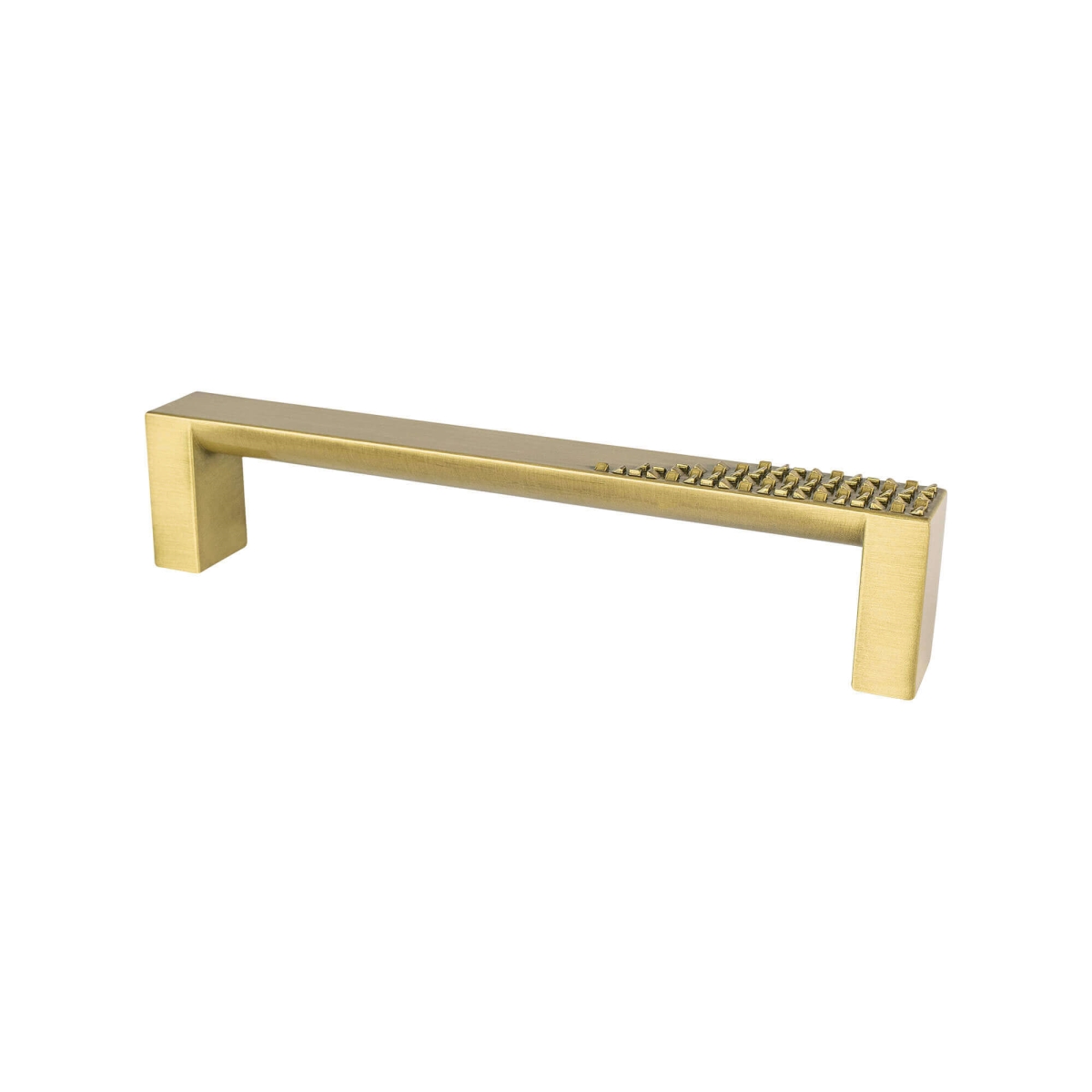 128 mm Roque Center to Center Modern Brushed Gold Door Pull