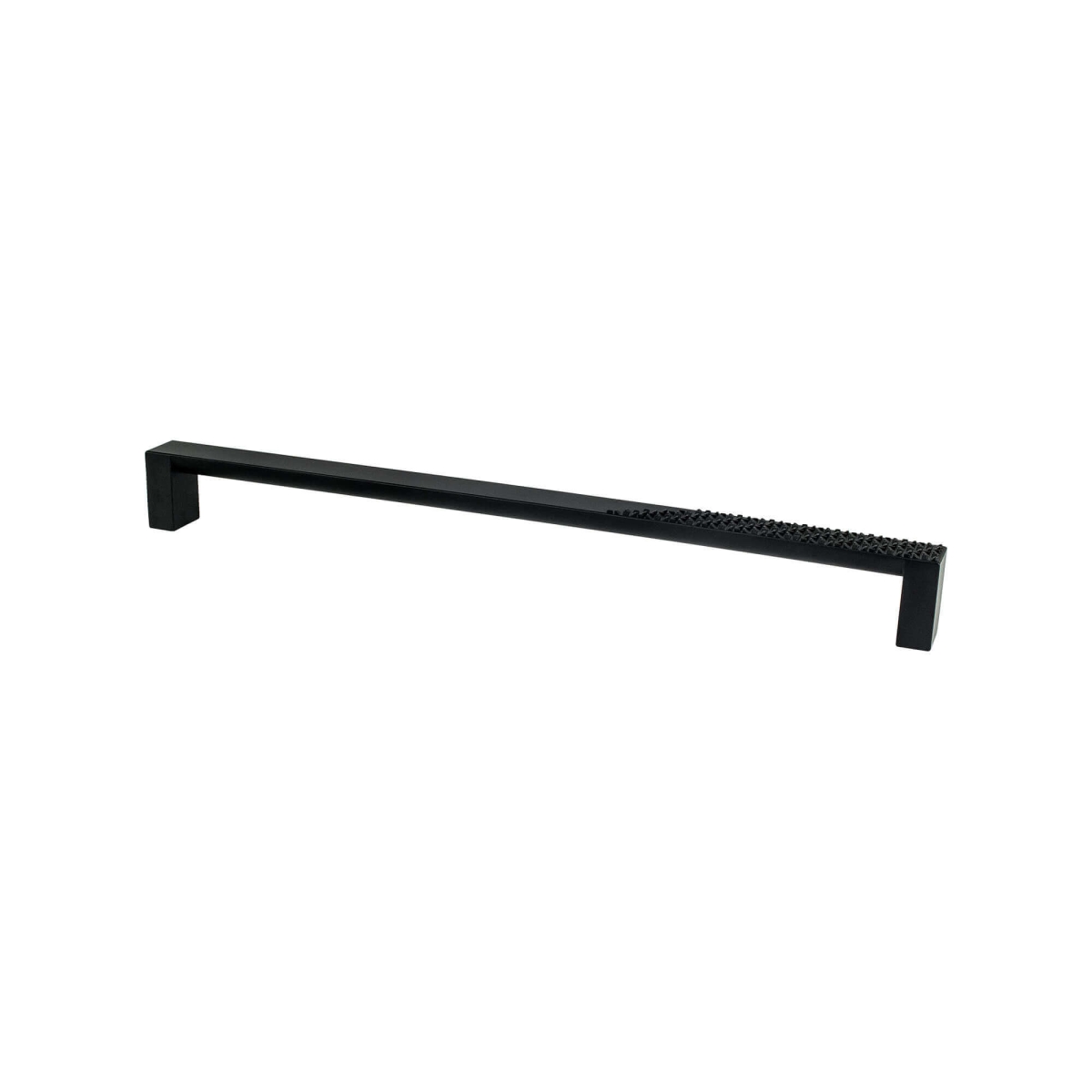 12 in. Roque Center to Center Matte Black Appliance Door Pull