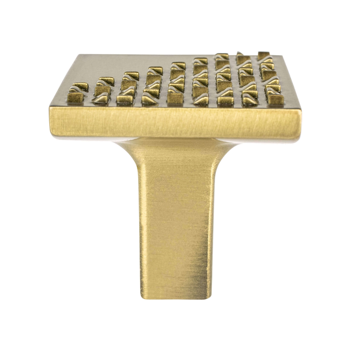 Roque Modern Brushed Gold Door Knob