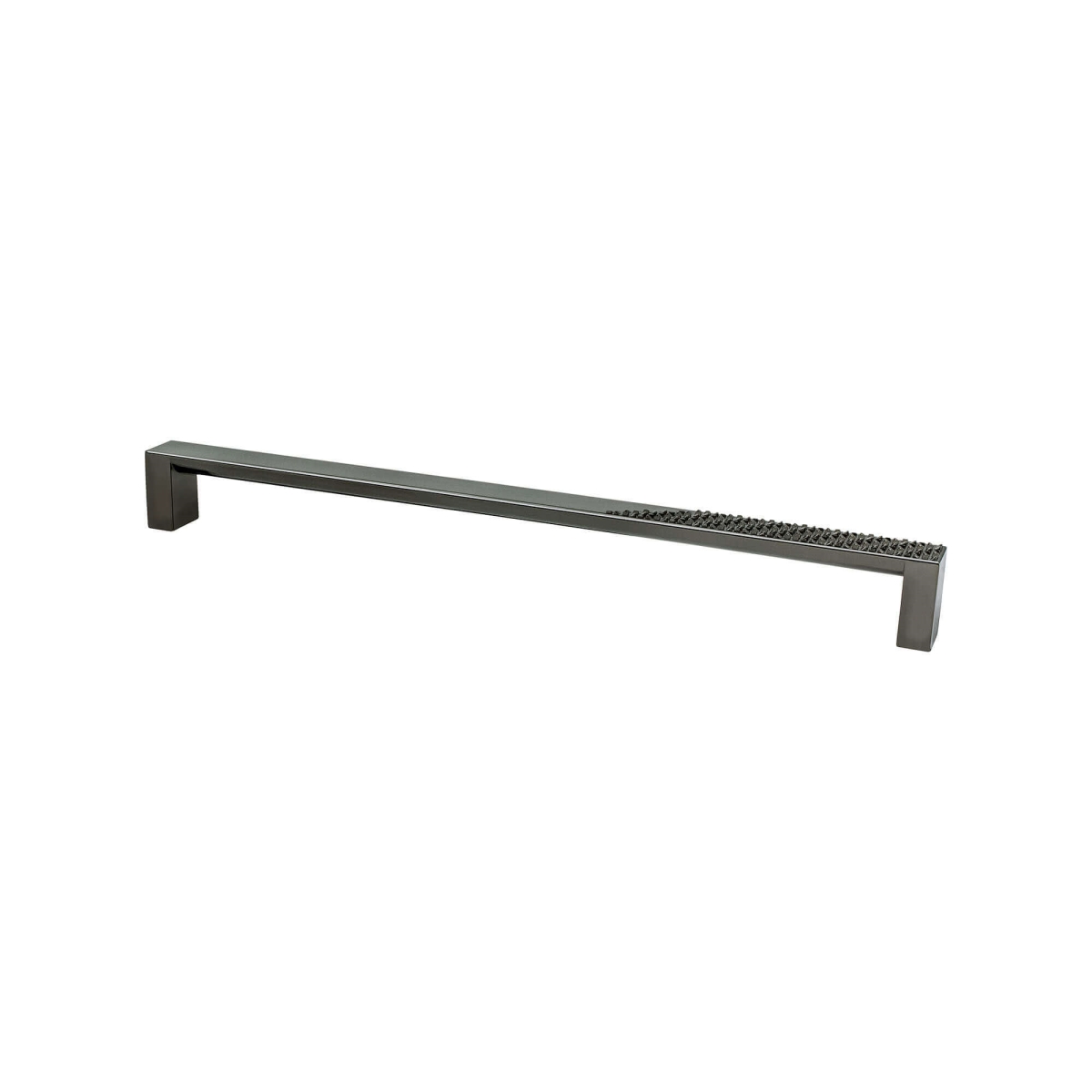 12 in. Roque Center to Center Black Nickel Appliance Door Pull