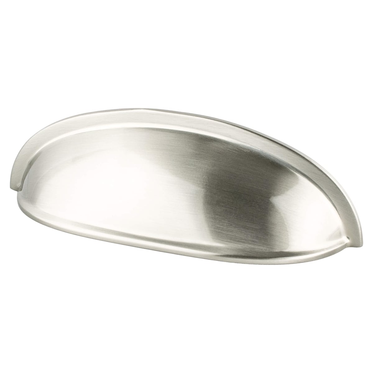 8340-1BPN-P Folklore 3 in. Center-to-Center Brushed Nickel Cup Pull