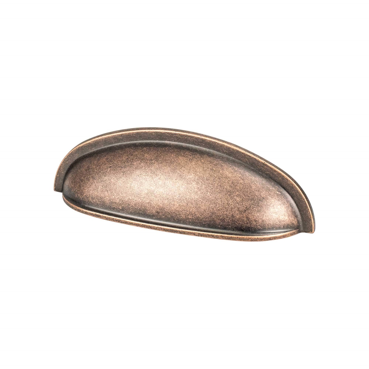 8339-10WC-P Folklore 3 in. Center-to-Center Weathered Copper Cup Pull