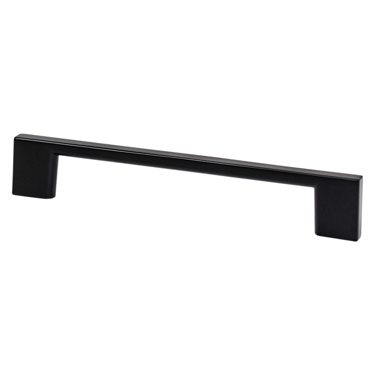 9053-4055-P Transitional Advantage Four 128mm CC Matte Black Rectangle Pull
