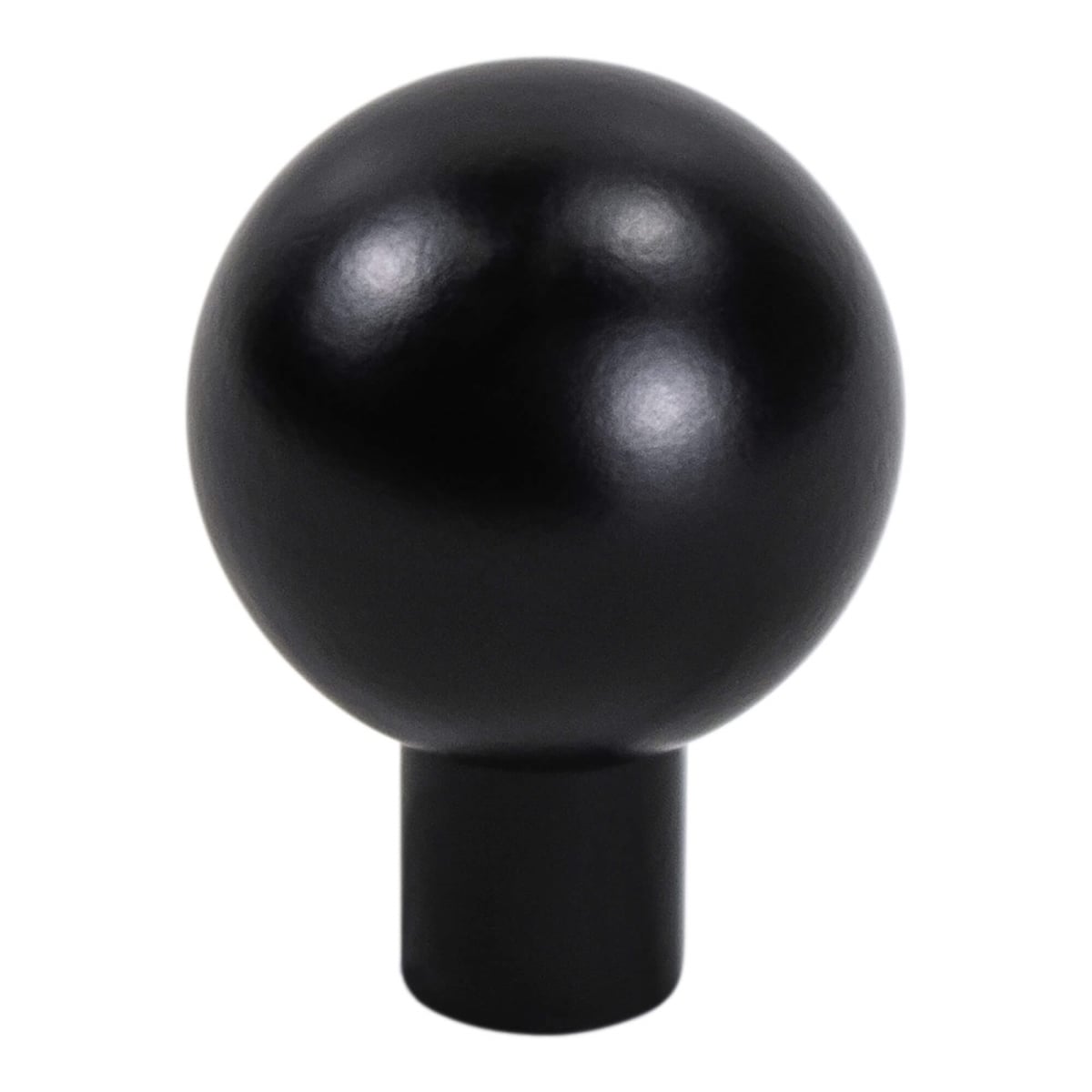 3029-1055-P  Knobs Matte Black Ball Knob