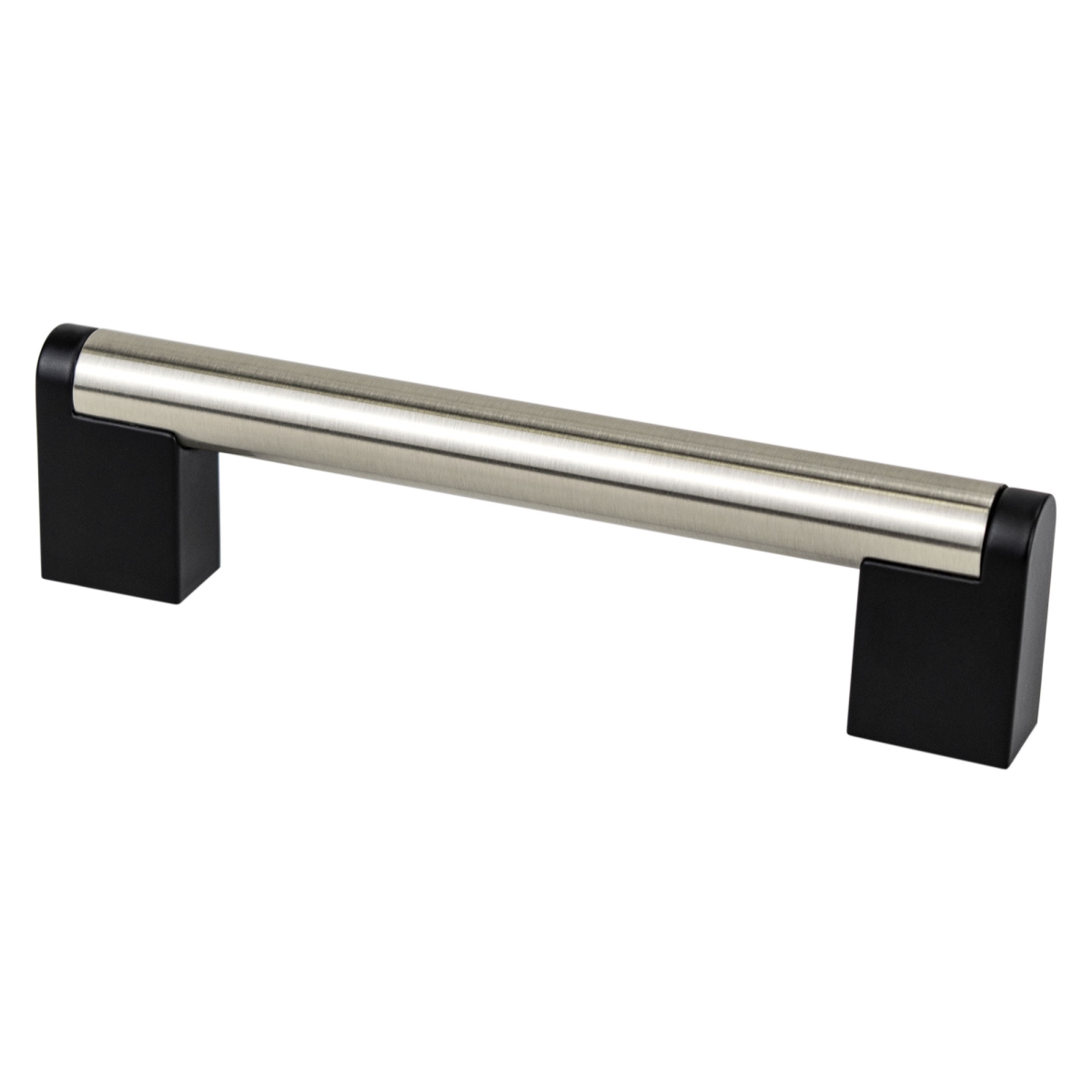 2185-9BPN55-P Studio Remix 128mm CC Brushed Nickel and Matte Black Pull