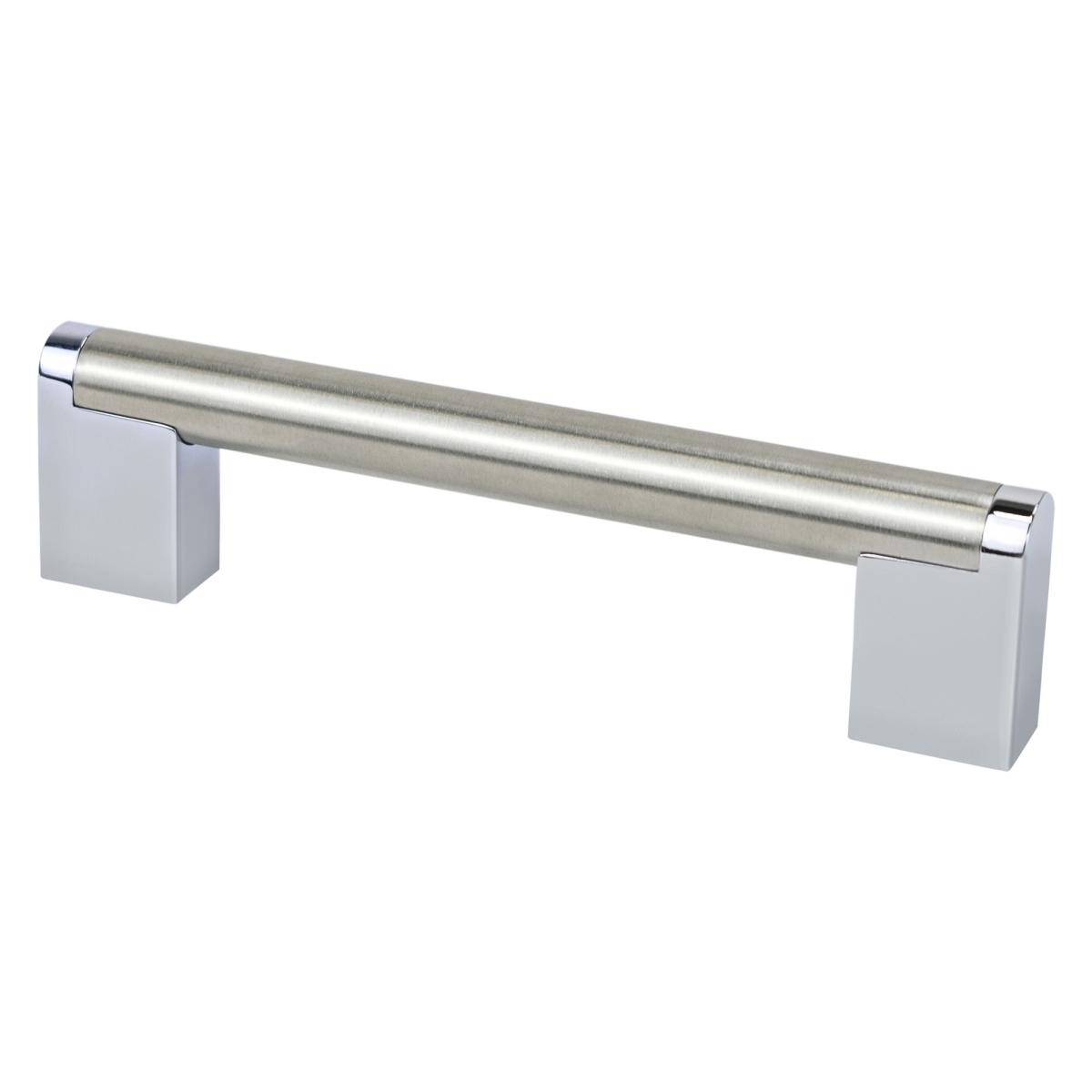 2183-9BPN26-P Studio Remix 128mm CC Brushed Nickel and Polished Chrome Pull