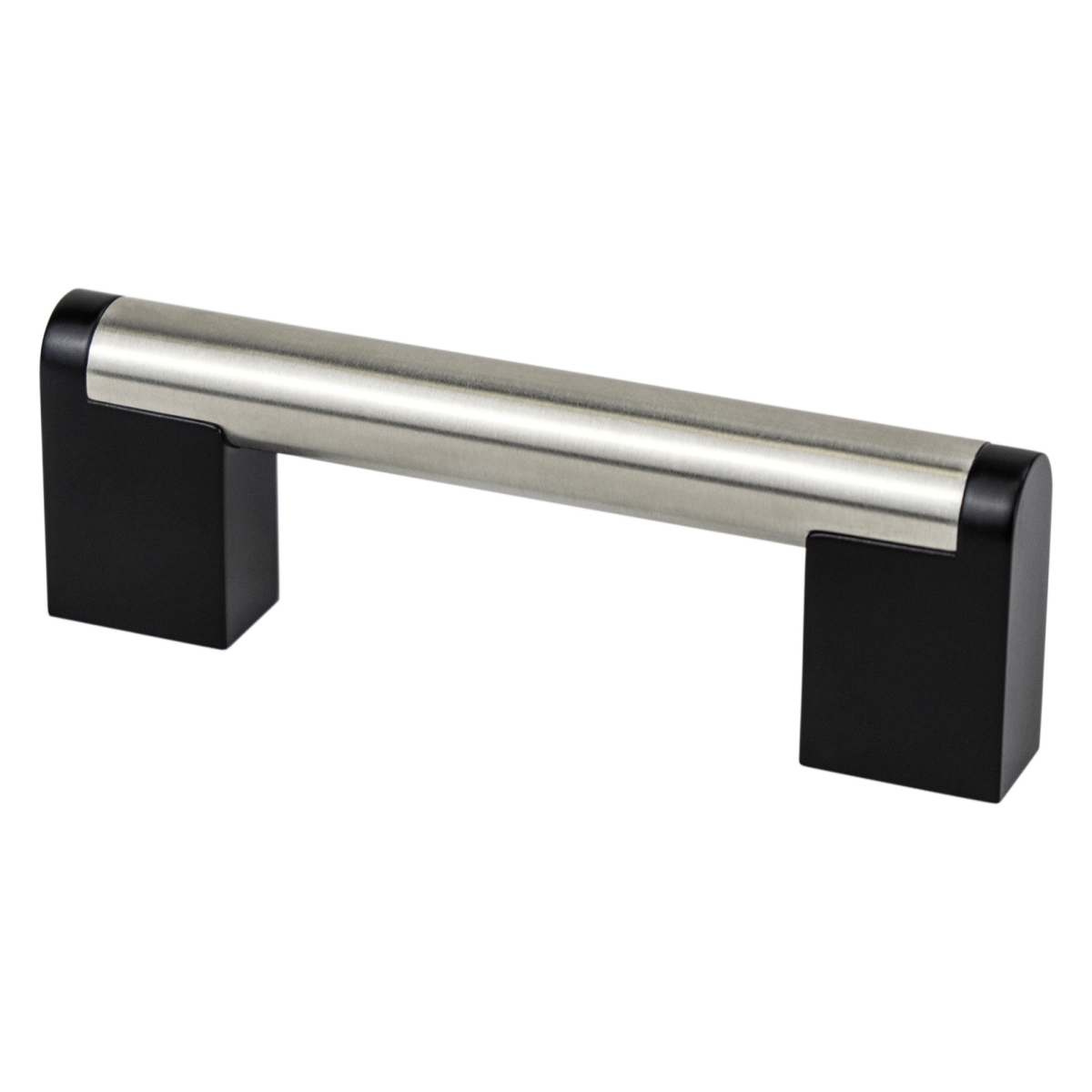 2180-9BPN55-P Studio Remix 96mm CC Brushed Nickel and Matte Black Pull