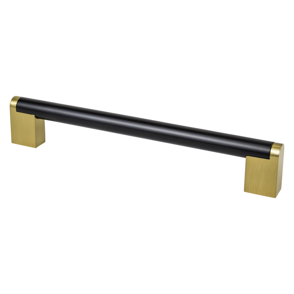 2197-955MDB-P Studio Remix 192mm CC Matte Black and Modern Brushed Gold Pull