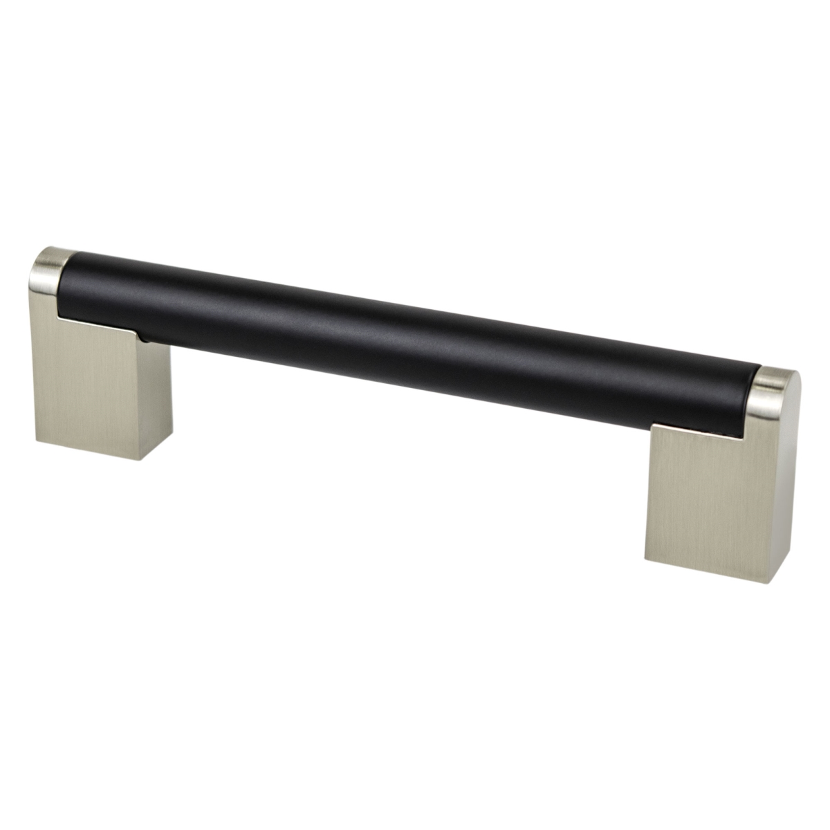 2184-955BPN-P Studio Remix 128mm CC Matte Black and Brushed Nickel Pull