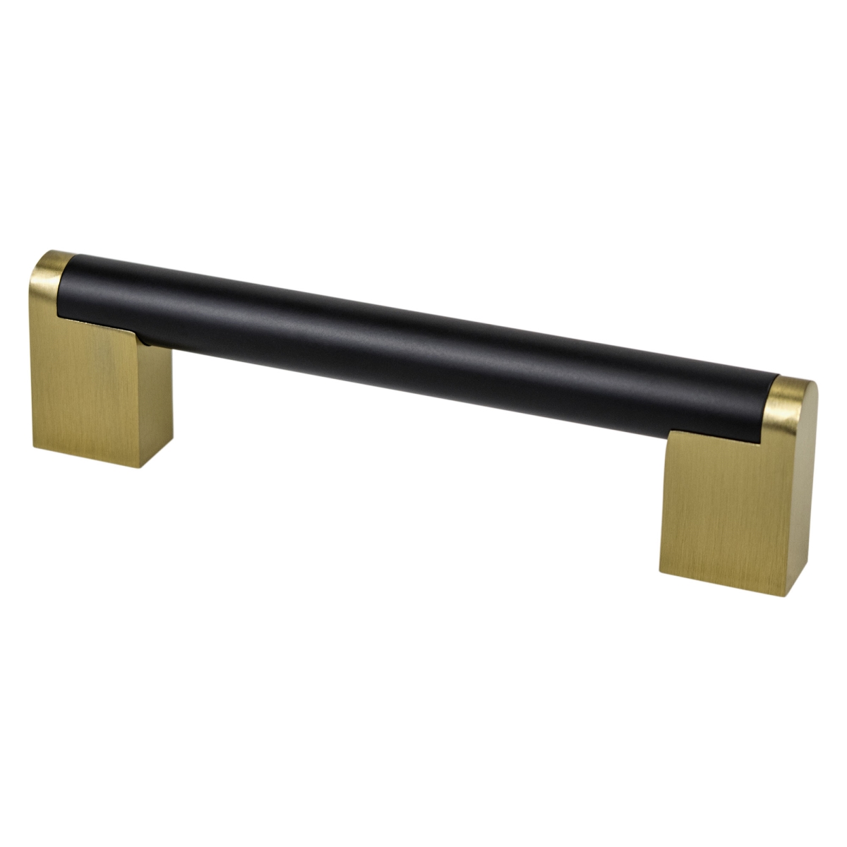 2187-955MDB-P Studio Remix 128mm CC Matte Black and Modern Brushed Gold Pull