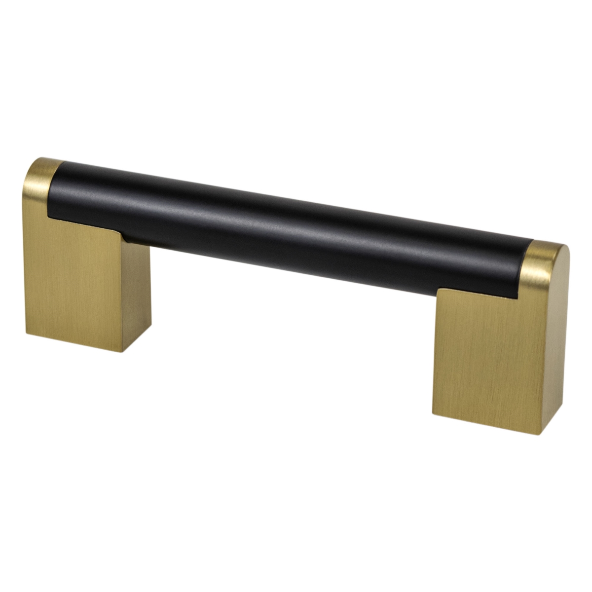 2182-955MDB-P Studio Remix 96mm CC Matte Black and Modern Brushed Gold Pull