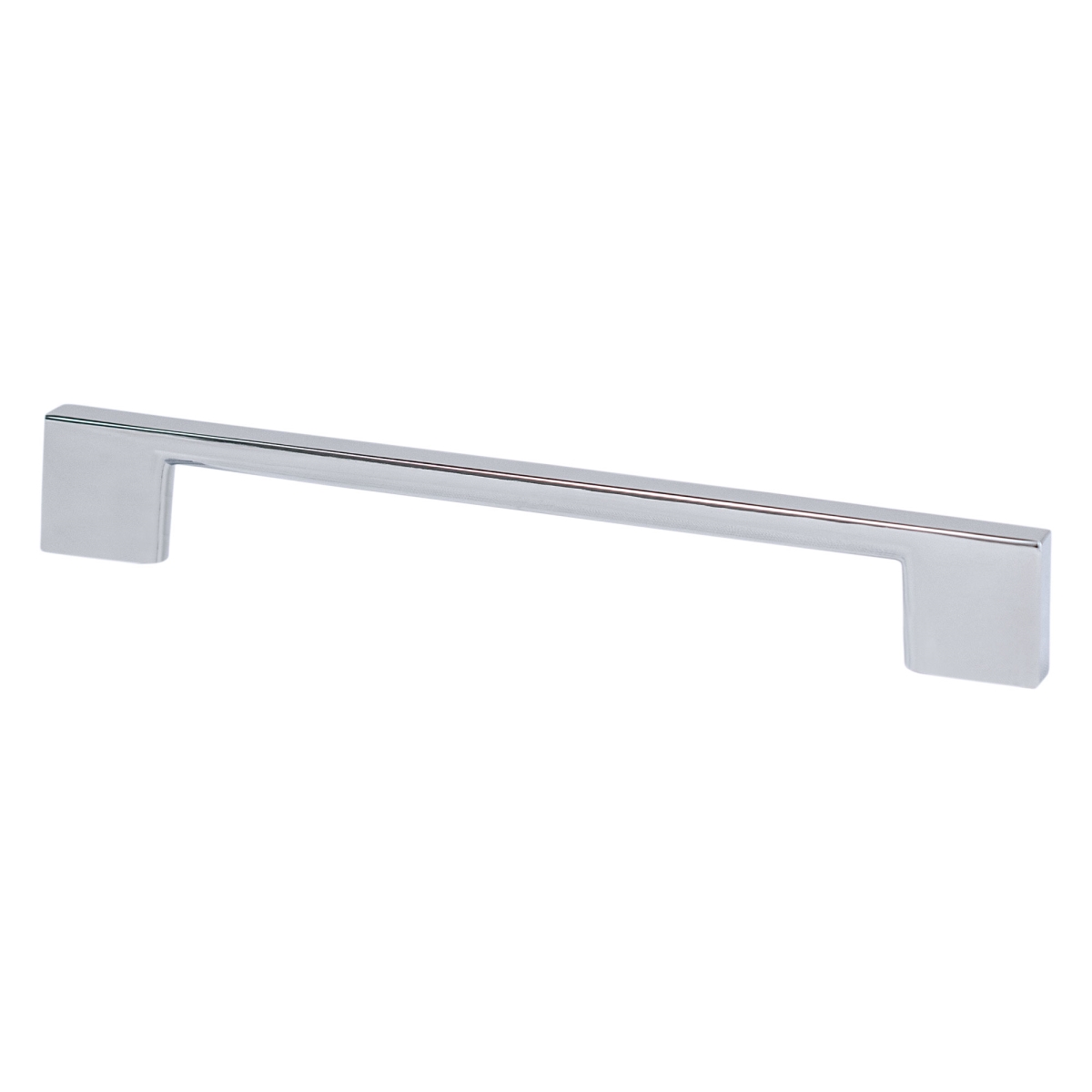 9058-4026-P Transitional Advantage Four 160mm CC Polished Chrome Rectangle Pull