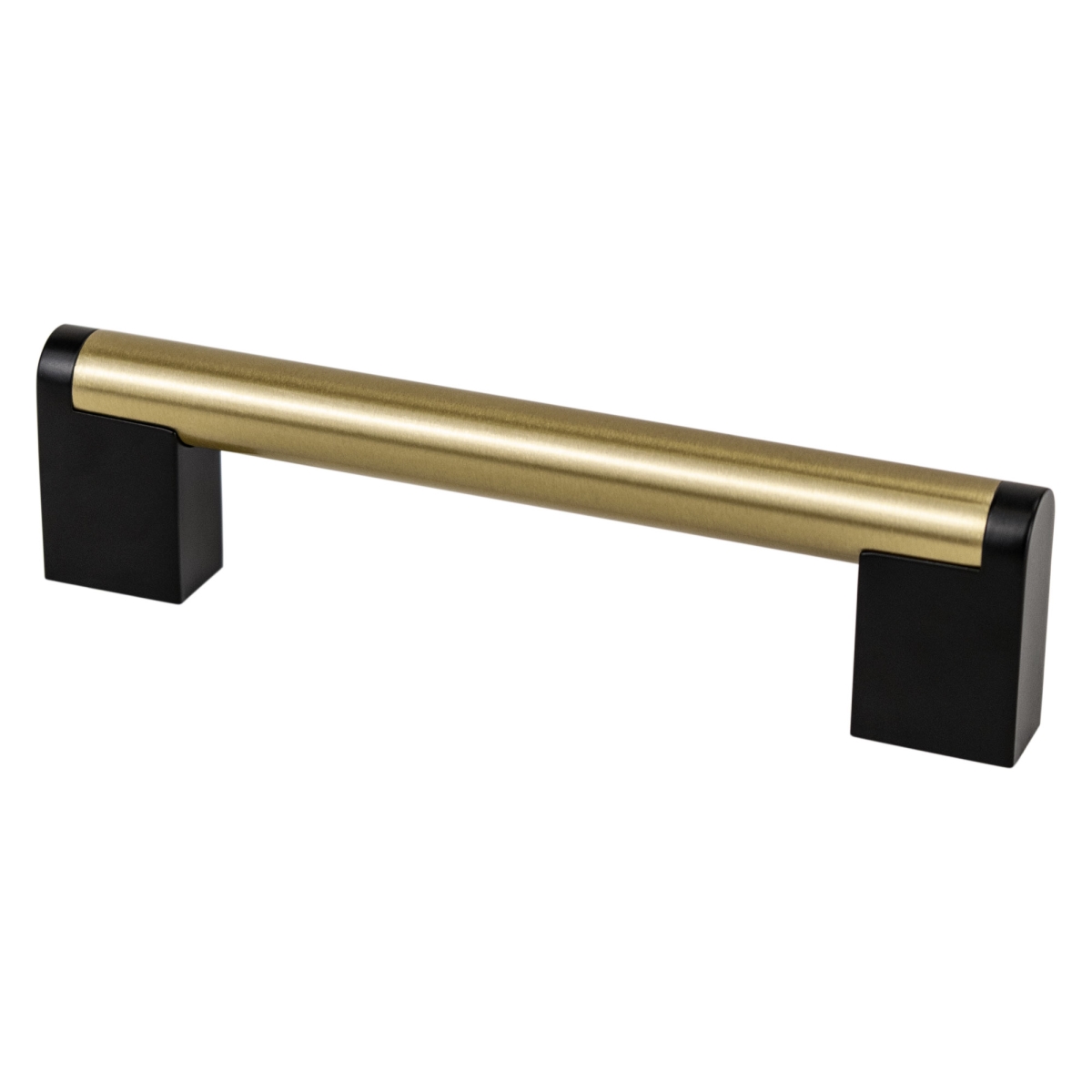 2186-9MDB55-P Studio Remix 128mm CC Modern Brushed Gold and Matte Black Pull