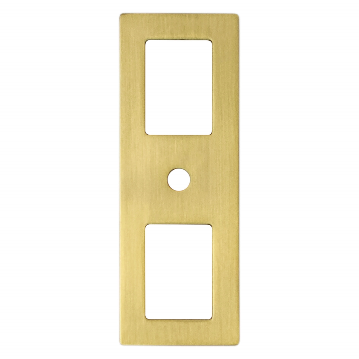 3113-1MDB-B Statler Modern Brushed Gold Cutout Backplate