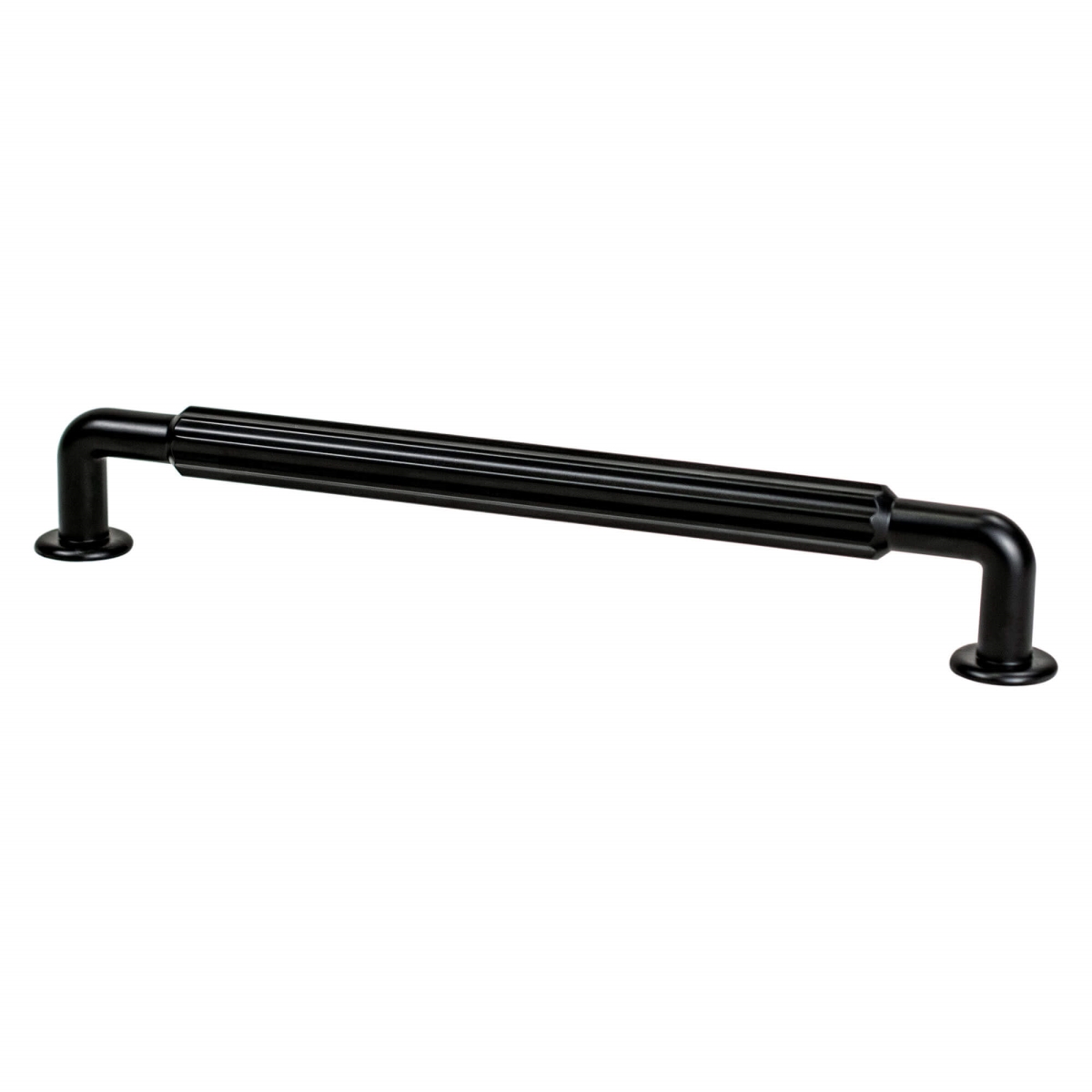 2895-1055-P Cannelee 224mm CC Matte Black Pull