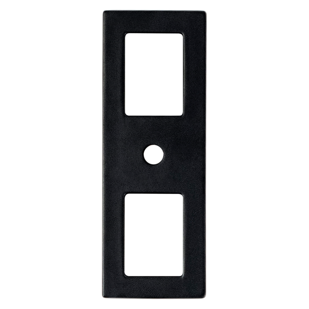 3118-1055-B Statler Matte Black Cutout Backplate