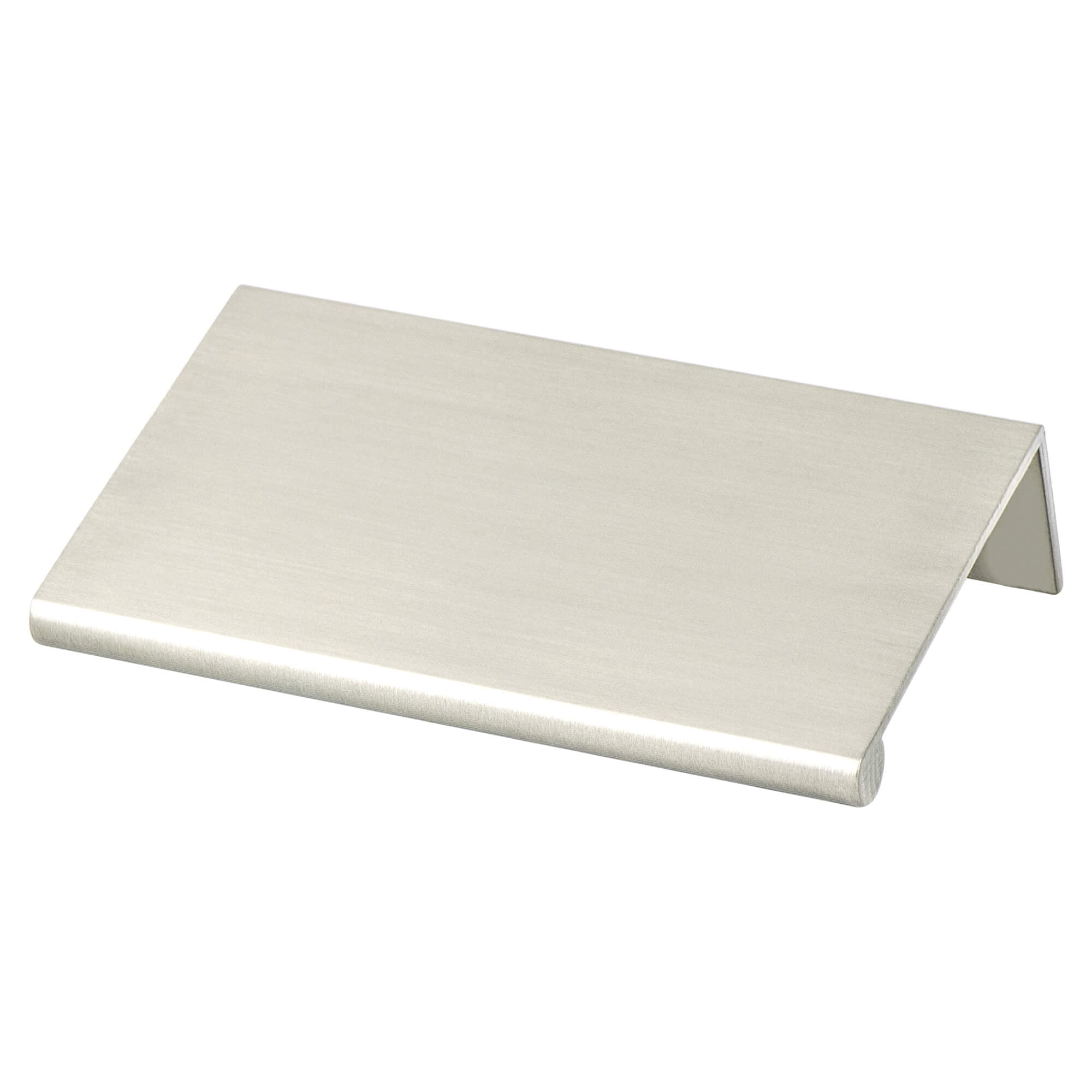 1057-4BPN-P 6 x 3 in. Bravo Finger Pull with Long Brushed Nickel
