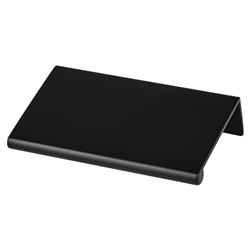 1060-4055-P 6 x 3 in. Bravo Finger Pull with Long Satin Black