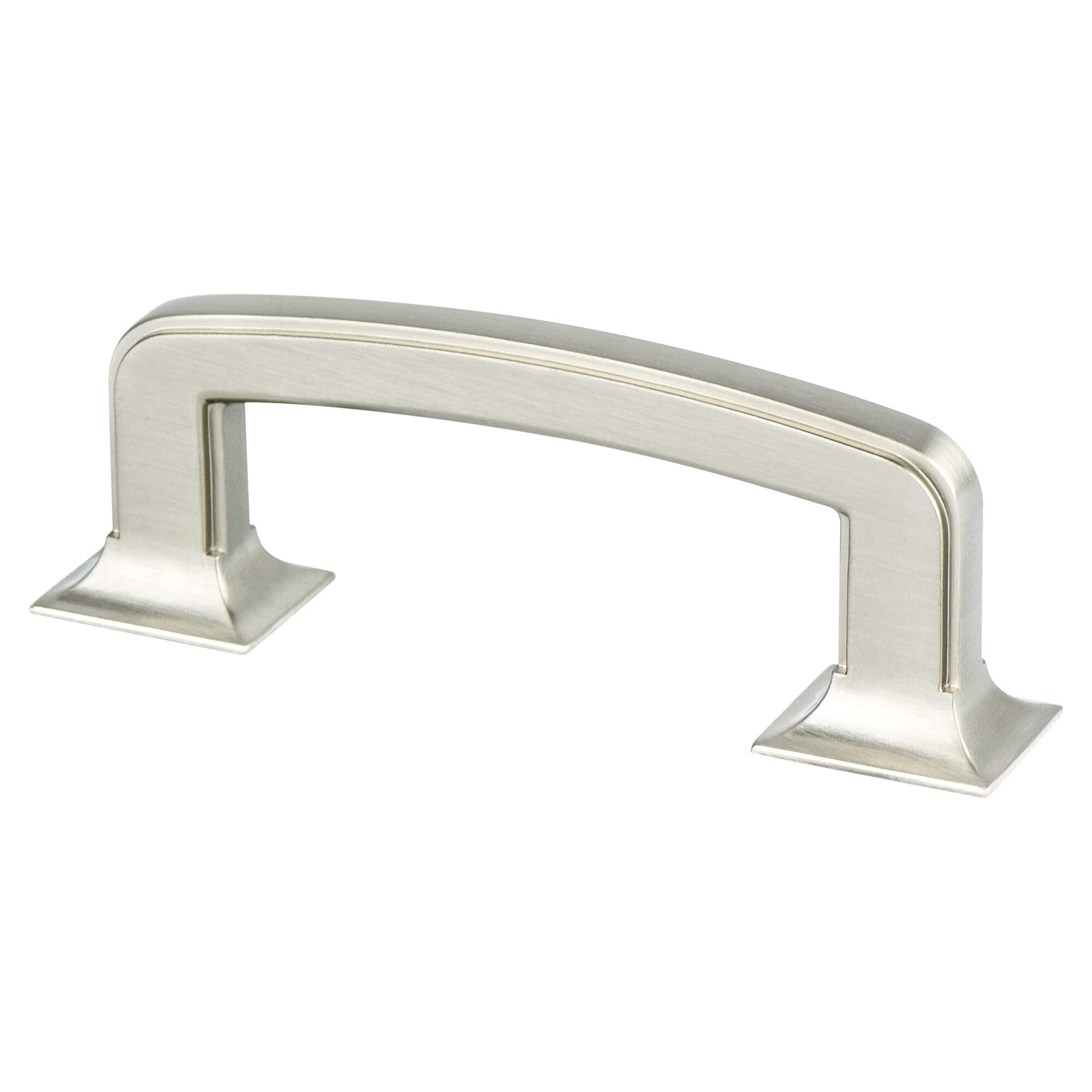4064-1BPN-P 3 in. CC Hearthstone Pull with Brushed Nickel