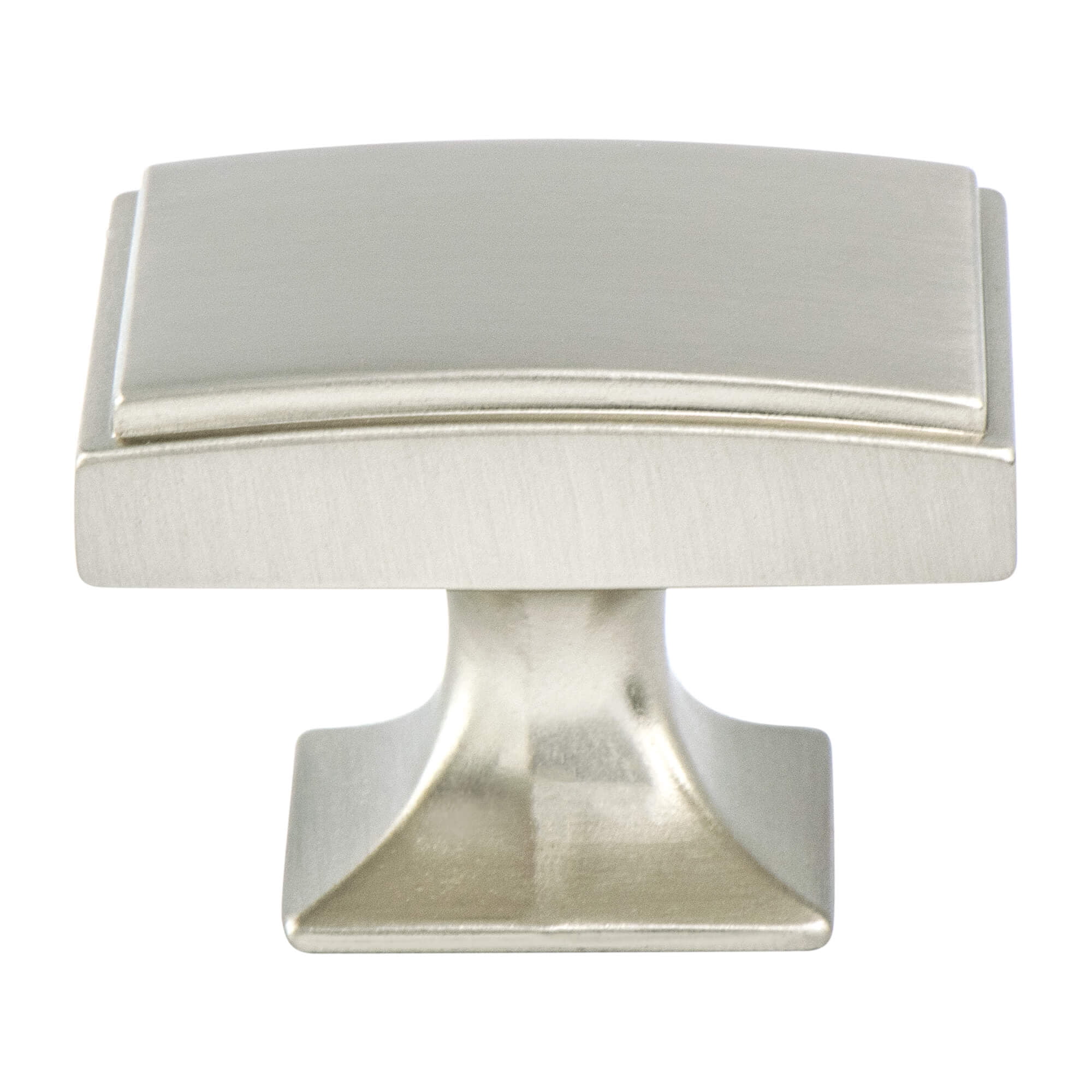 1.562 in. Hearthstone Knob with Long Brushed Nickel