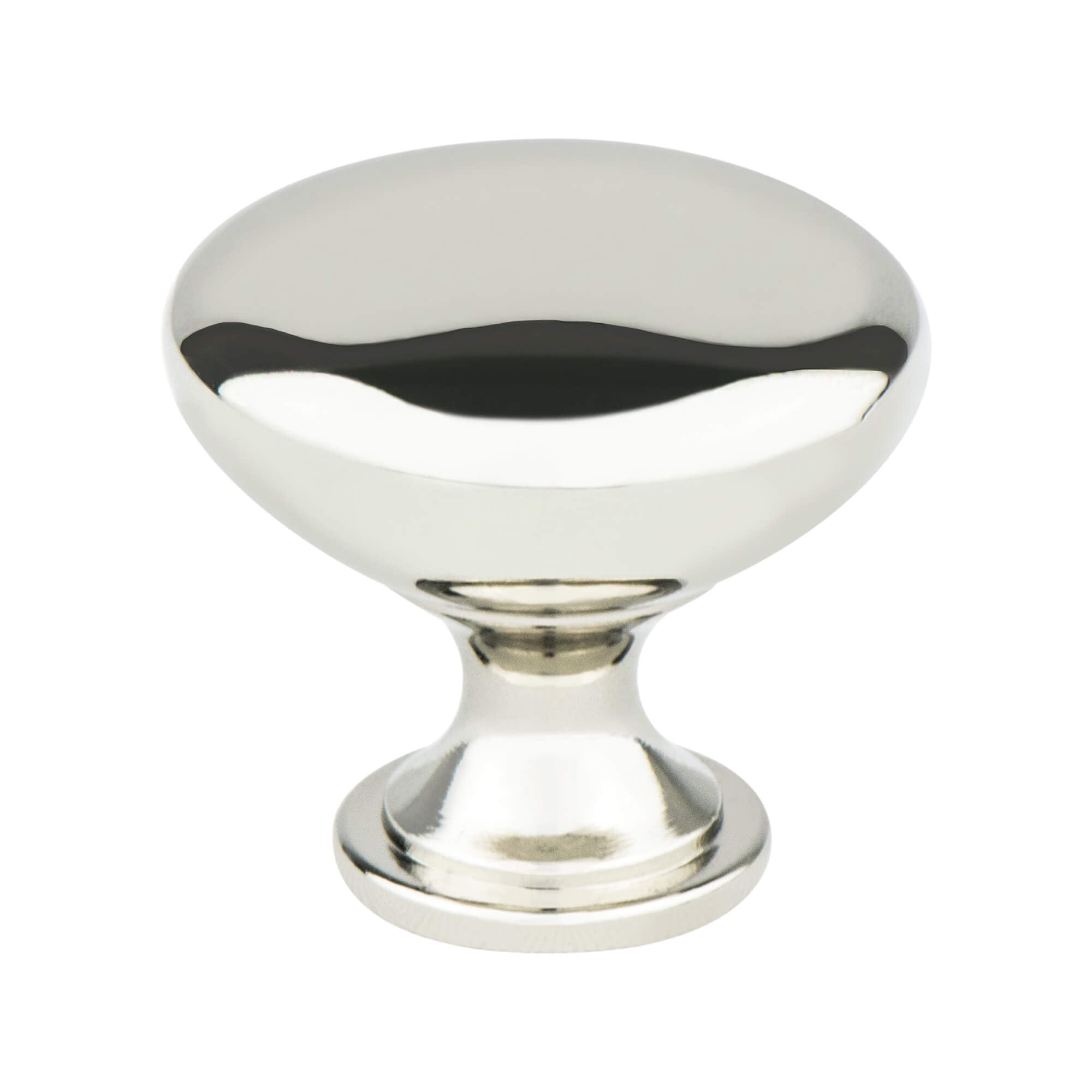 1.187 in. dia. Designers Group  Knob with Polished Nickel