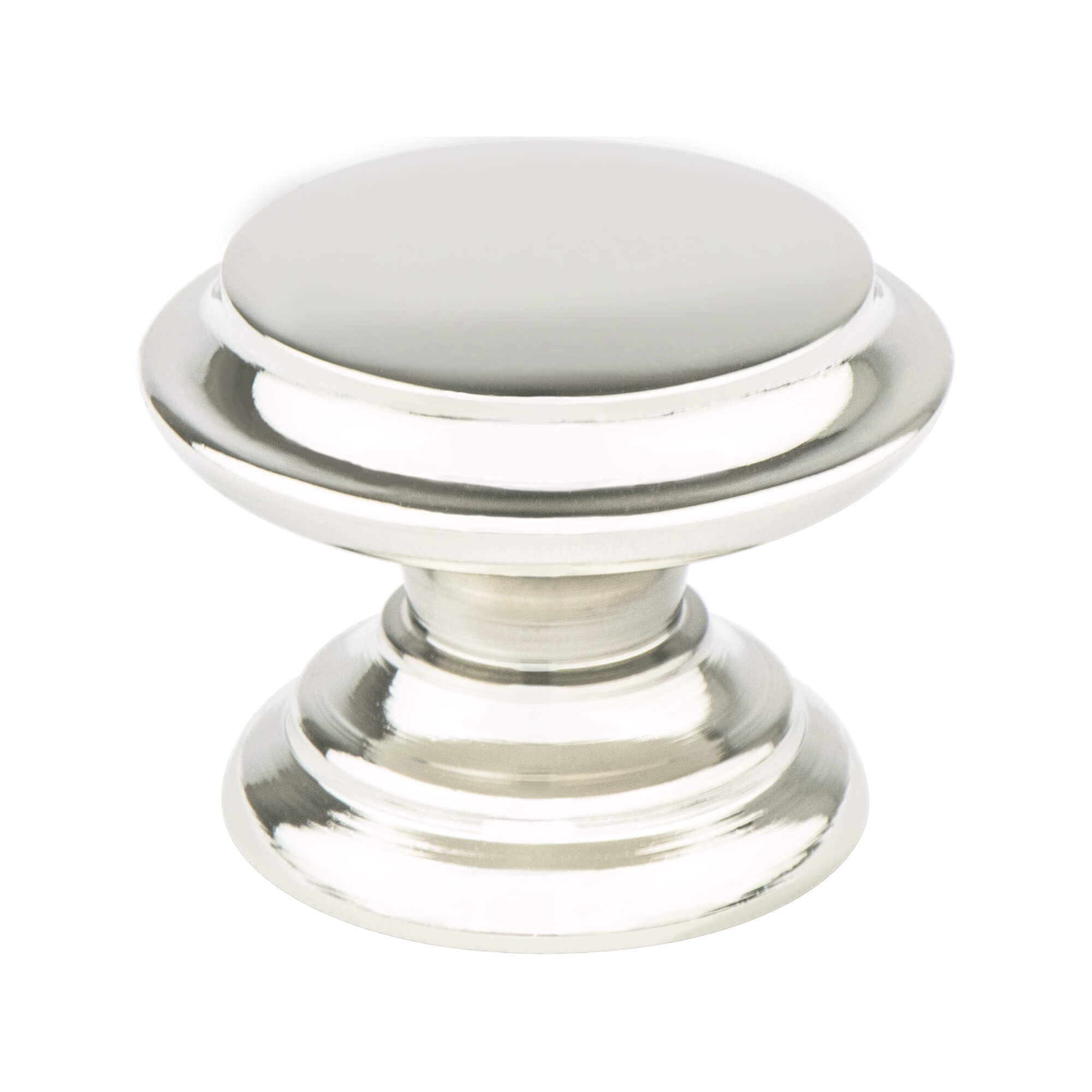 1.375 in. dia. Designers Group 10 Knob with Polished Nickel
