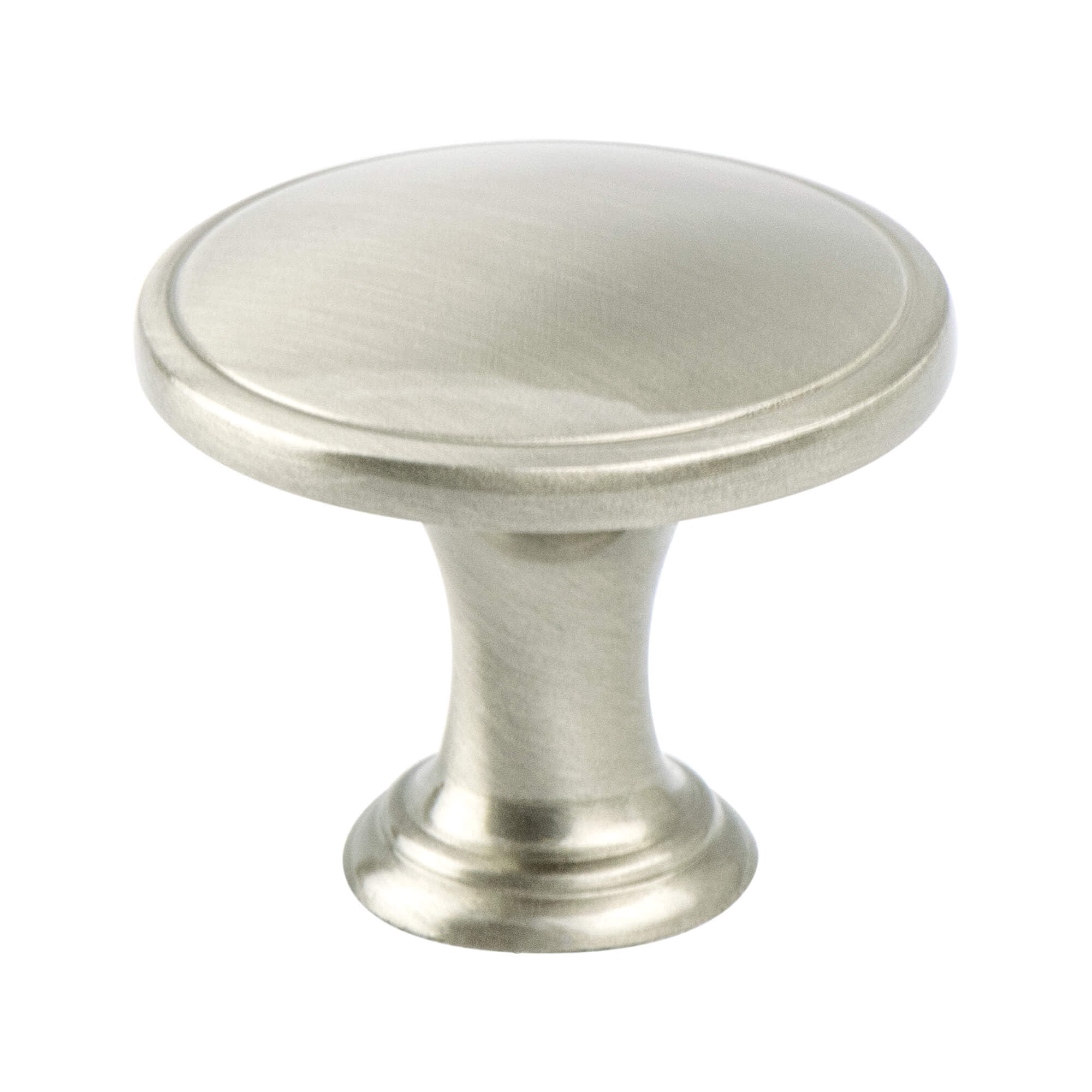 1.25 in. dia. Oasis Knob with Brushed Nickel