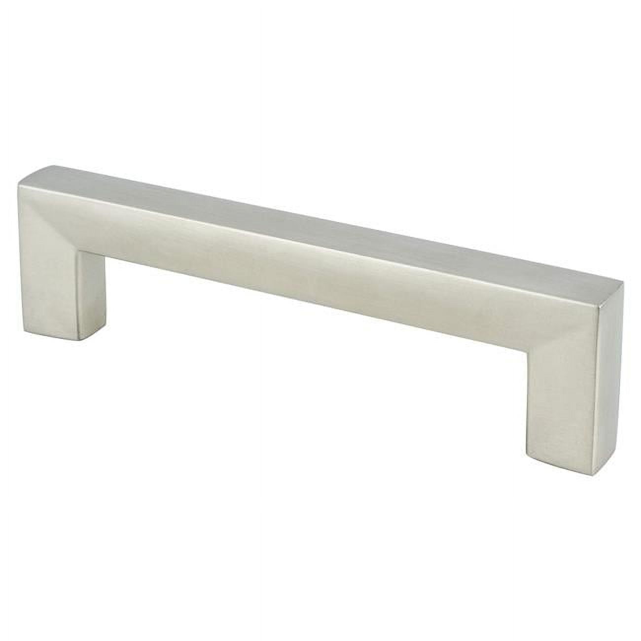 9287-1BPN-C 96 mm CC Square Pull with Brushed Nickel
