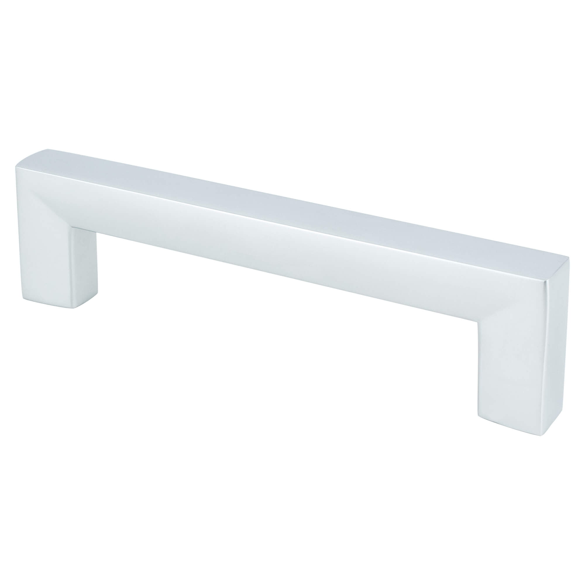 96 mm CC Square Pull with Dull Chrome