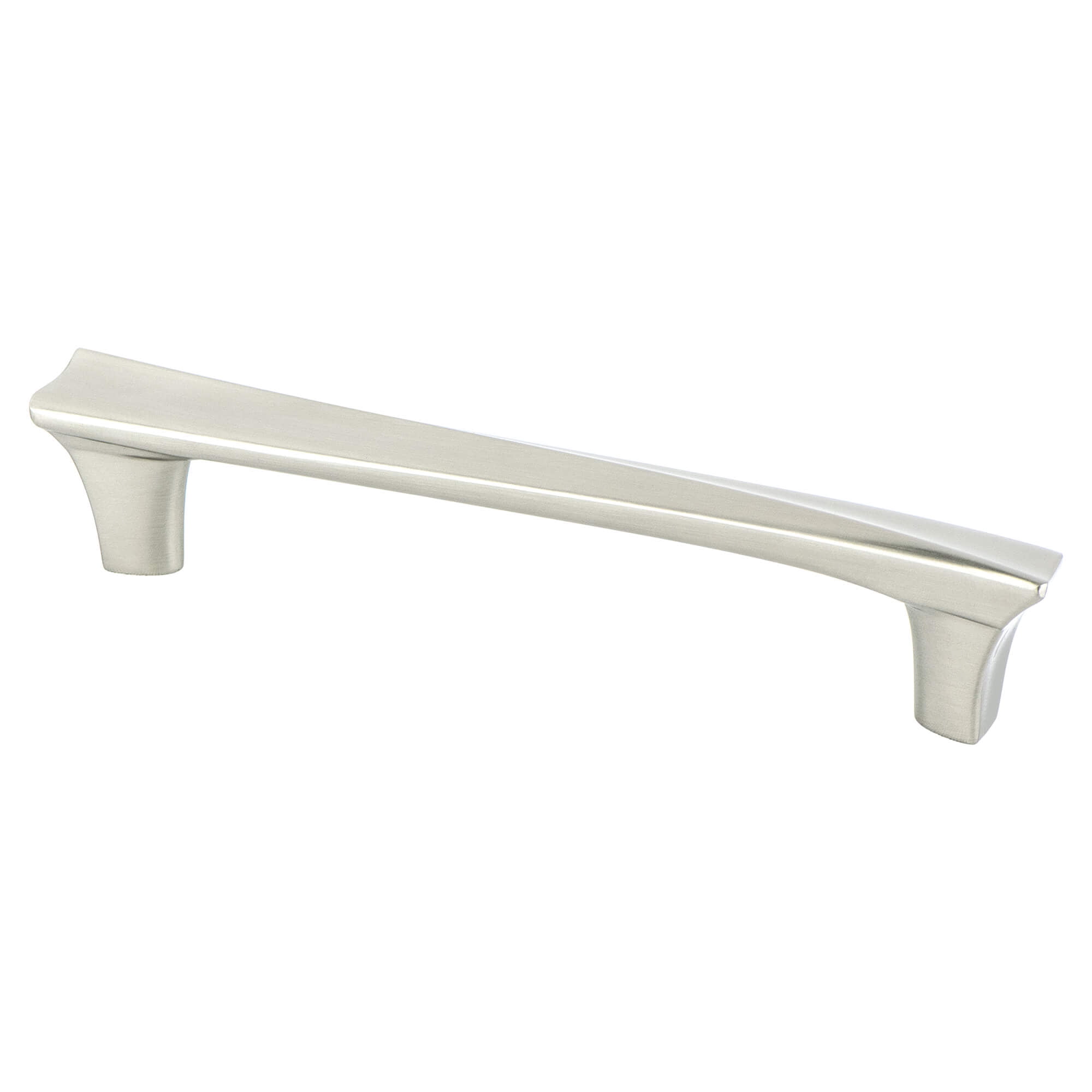 128 mm CC Fluidic Pull with Brushed Nickel
