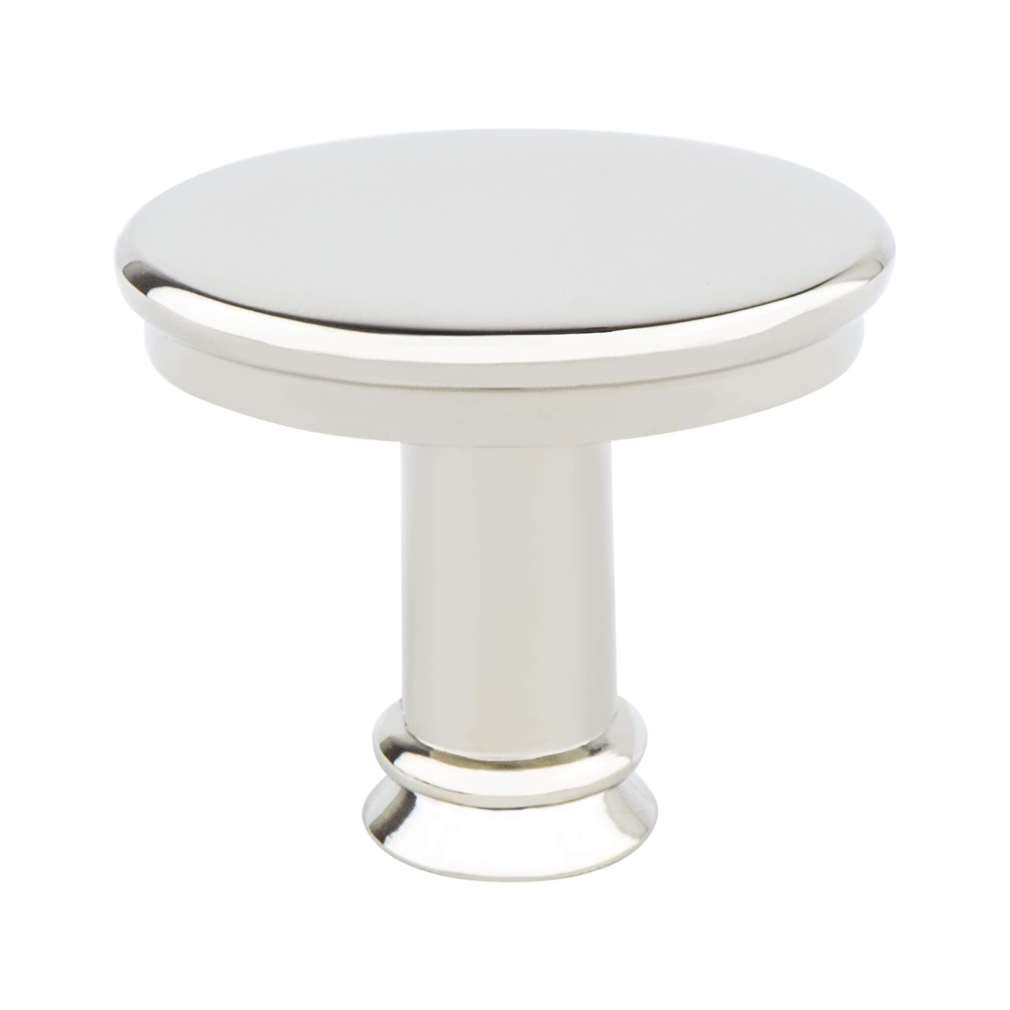 1.437 in. Dierdra Knob with Long Polished Nickel