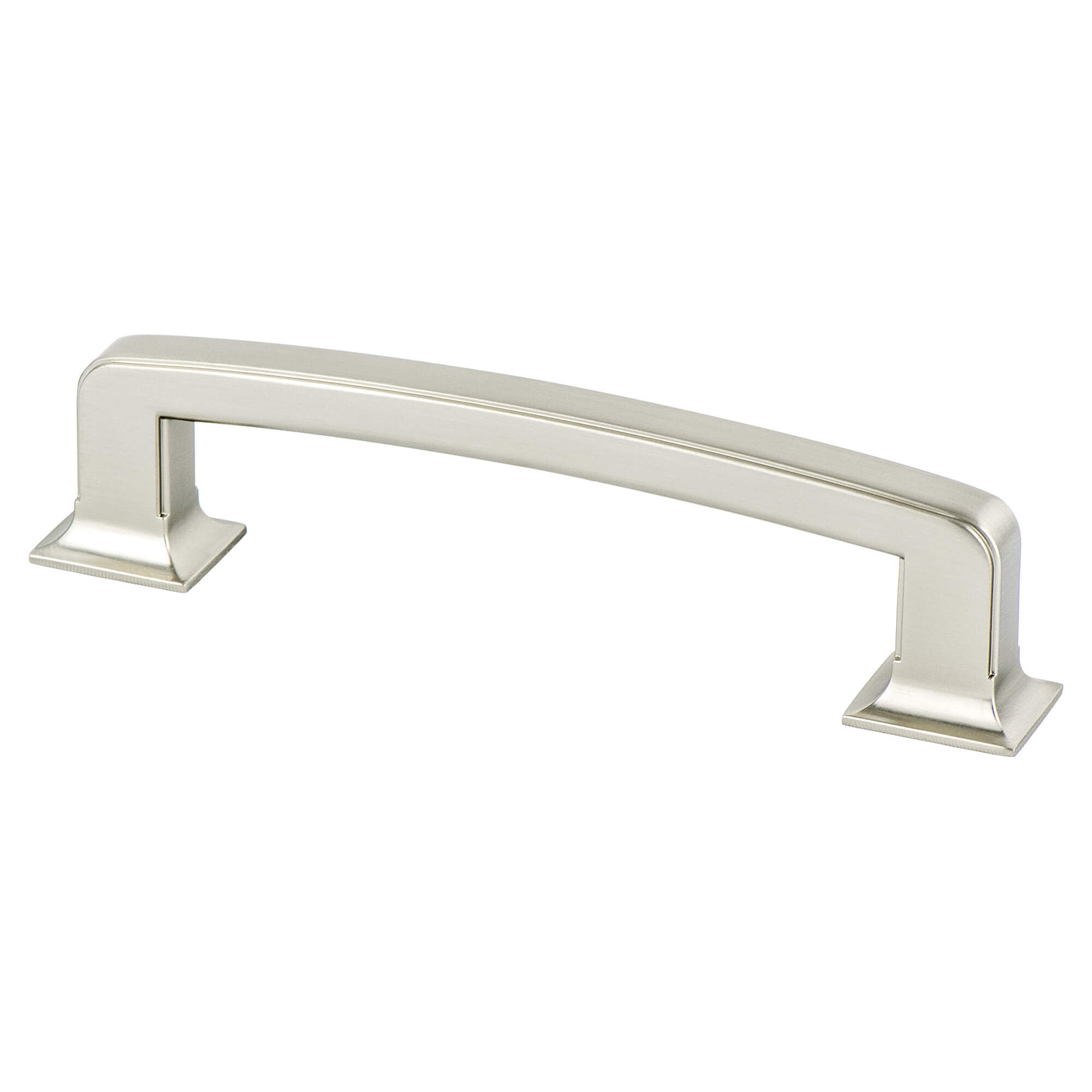128 mm CC Hearthstone Pull with Brushed Nickel