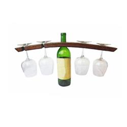 Picture of Barrel-Art WBUT4 4 Glass Wine Holder Butler