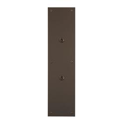 Picture of Brass Accents A02-P7400-613PC 4 x 16 in. Antimicrobial Push Plate - Oil Rubbed Bronze Powder Coated