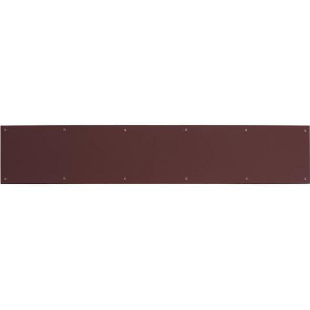 Picture of Brass Accents A09-P0630-WNRKP 6 x 30 in. Kick Plate - Screw Mount&#44; Wine Red