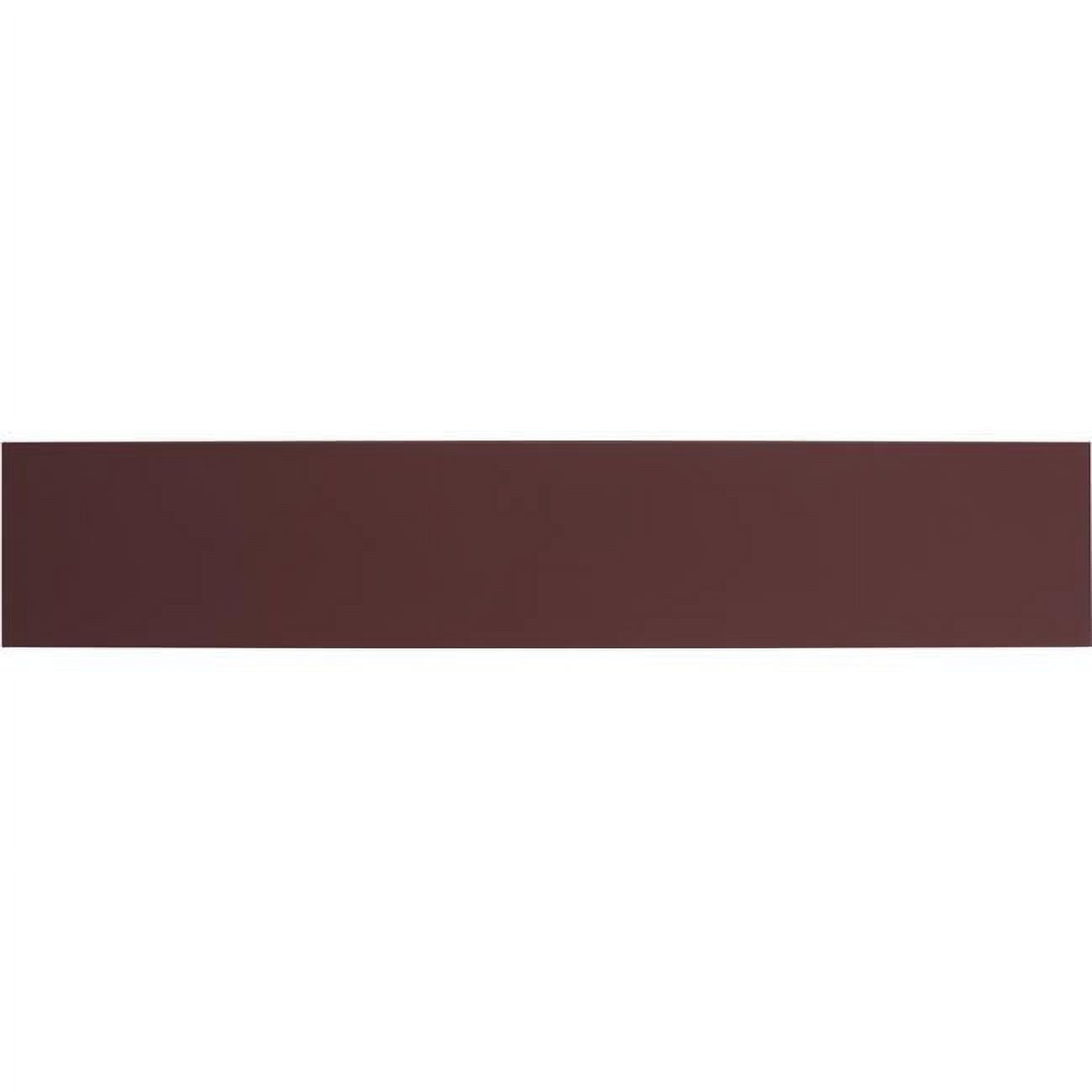 Picture of Brass Accents A09-P0630-WNRKPADH 6 x 30 in. Kick Plate - Adhesive Mount&#44; Wine Red