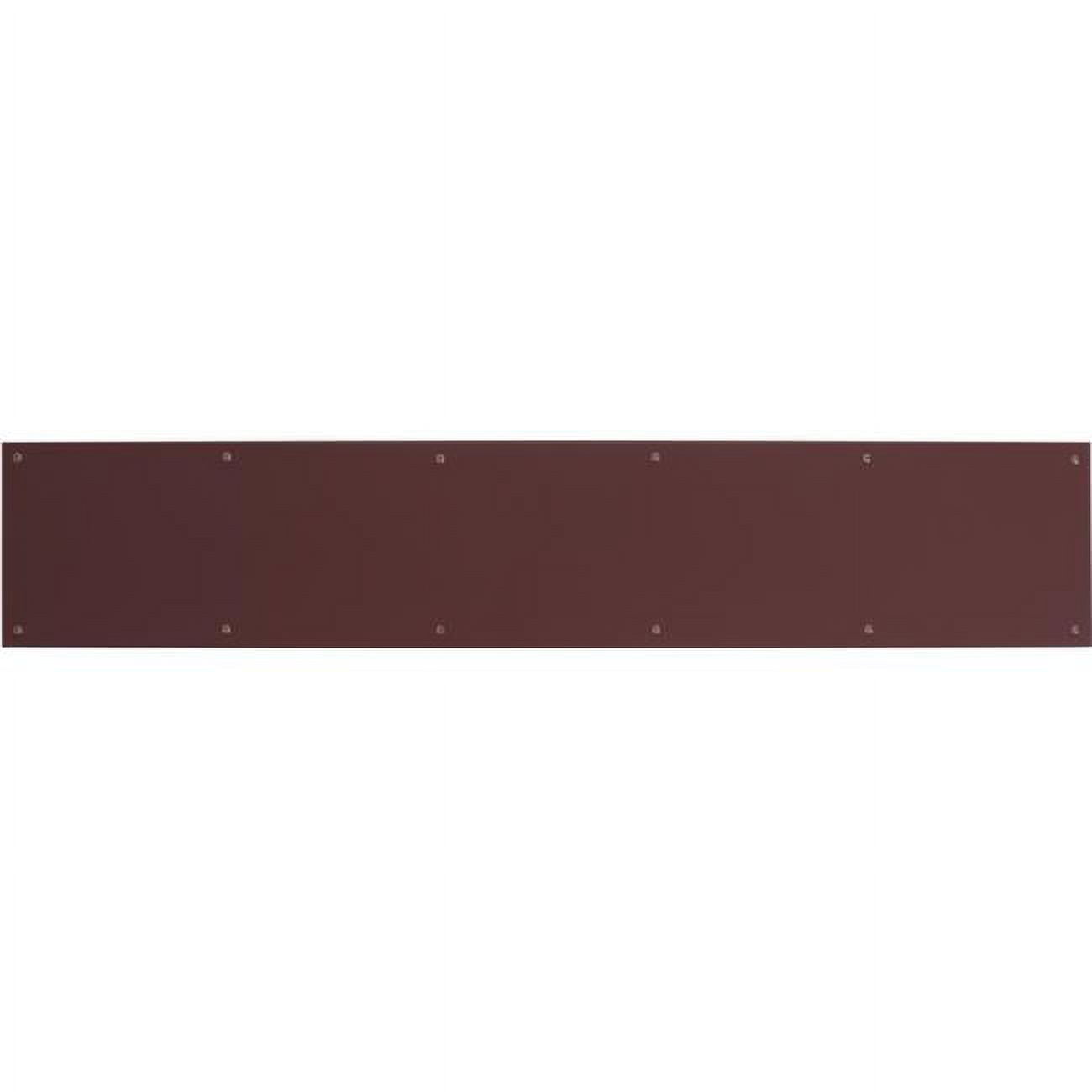 Picture of Brass Accents A09-P0634-WNRKP 6 x 34 in. Kick Plate - Screw Mount&#44; Wine Red