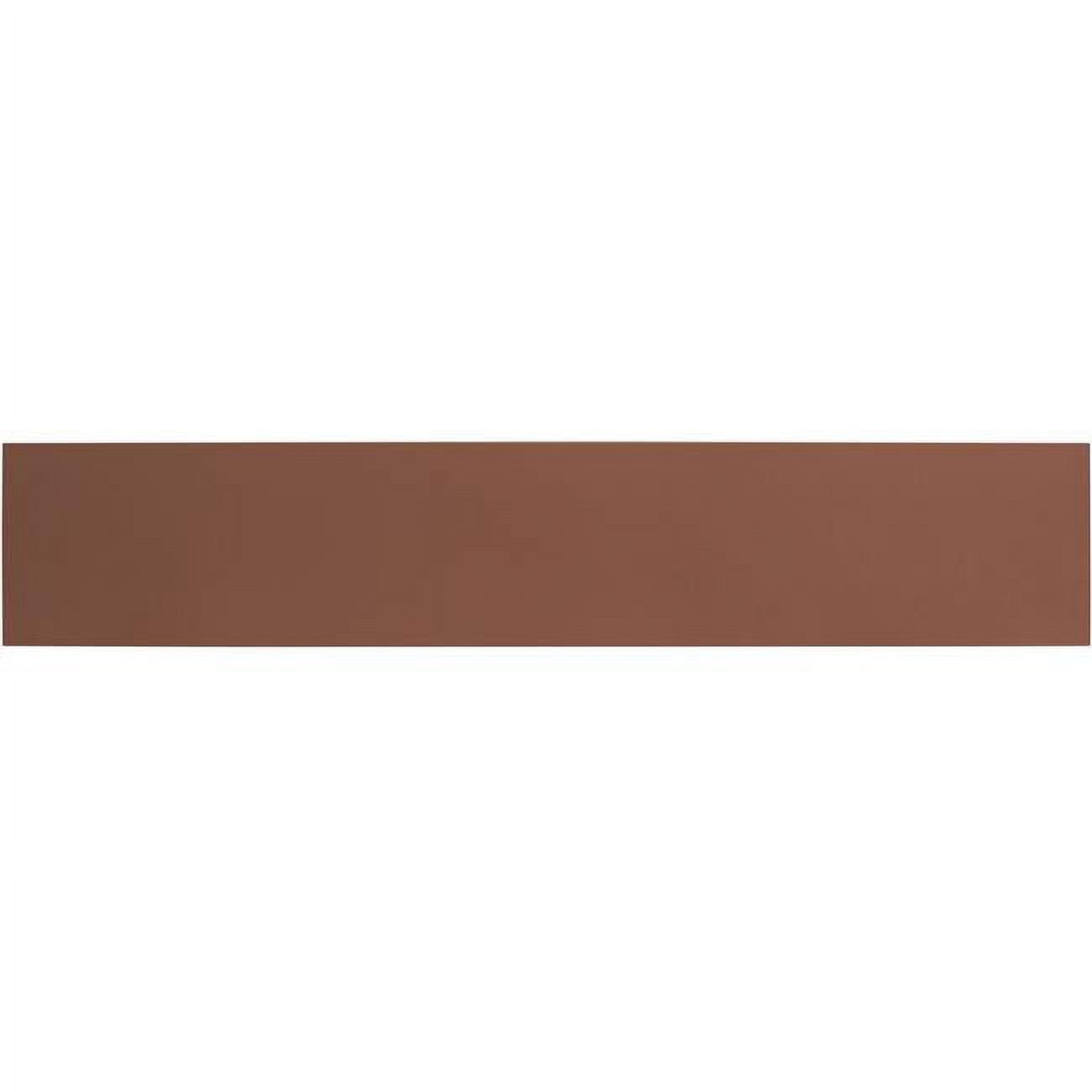 Picture of Brass Accents A09-P0628-COPKPADH 6 x 28 in. Adhesive Mount Kick Plate In Copper Metal Finish.
