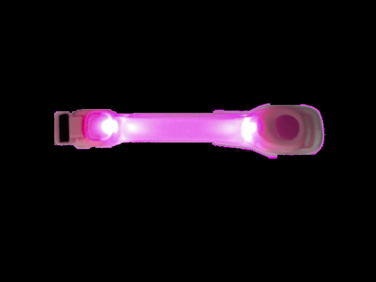 RBD8P LED Silicone Reflective Armband - Pink
