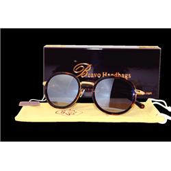 Picture of Bravo Handbags BV1801 C2 Metal Color 18K Gold Sunglasses - Gold Lens, 53-22 by 145
