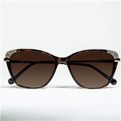 Picture of Bravo Handbags BV1821 C3 Metal Color 18K Gold Sunglasses - Brown Lens, 55-16 by 145