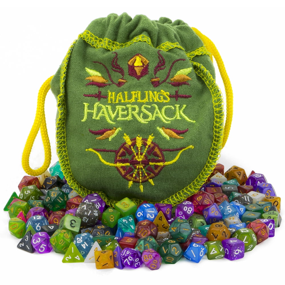 Picture of Brybelly GDIC-1710 Halflings Haversack&#44; 140 Mini Polyhedral Dice