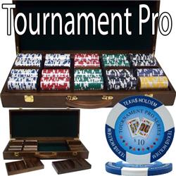 Picture of Brybelly CSTP-500W Pre Packaged Tournament Pro 11.5 g&#44; Walnut Case - 500 count