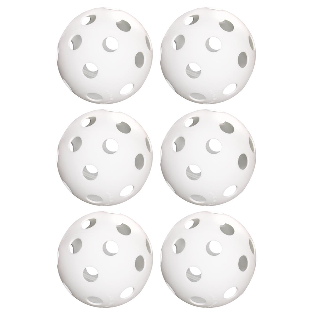 Picture of Brybelly SSFT-001 12 in. Practice Softballs&#44; White - Pack of 6