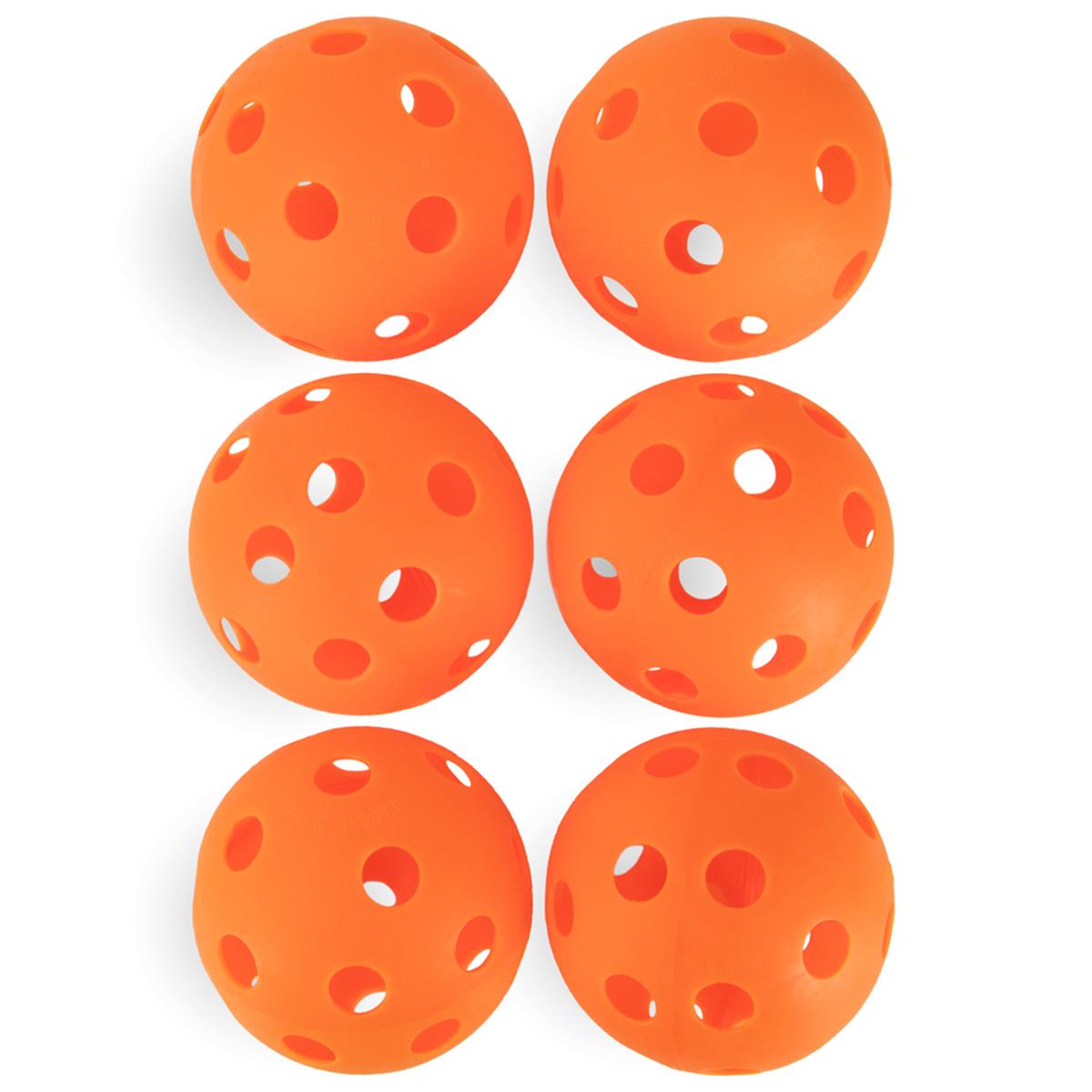 Picture of Brybelly SSFT-002 12 in. Practice Softballs&#44; Orange - Pack of 6