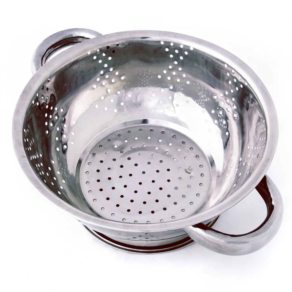 Picture of Brybelly KCOL-001 Stainless Steel Kitchen Colander - 1qt