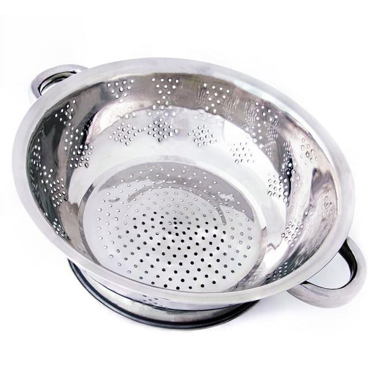 Picture of Brybelly KCOL-003 Stainless Steel Colander - 4 qt