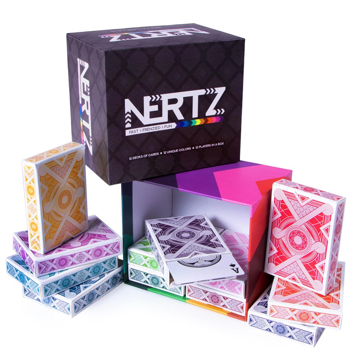 Picture of Brybelly GCAR-701 Nertz - The Fast Frenzied Fun Card Game
