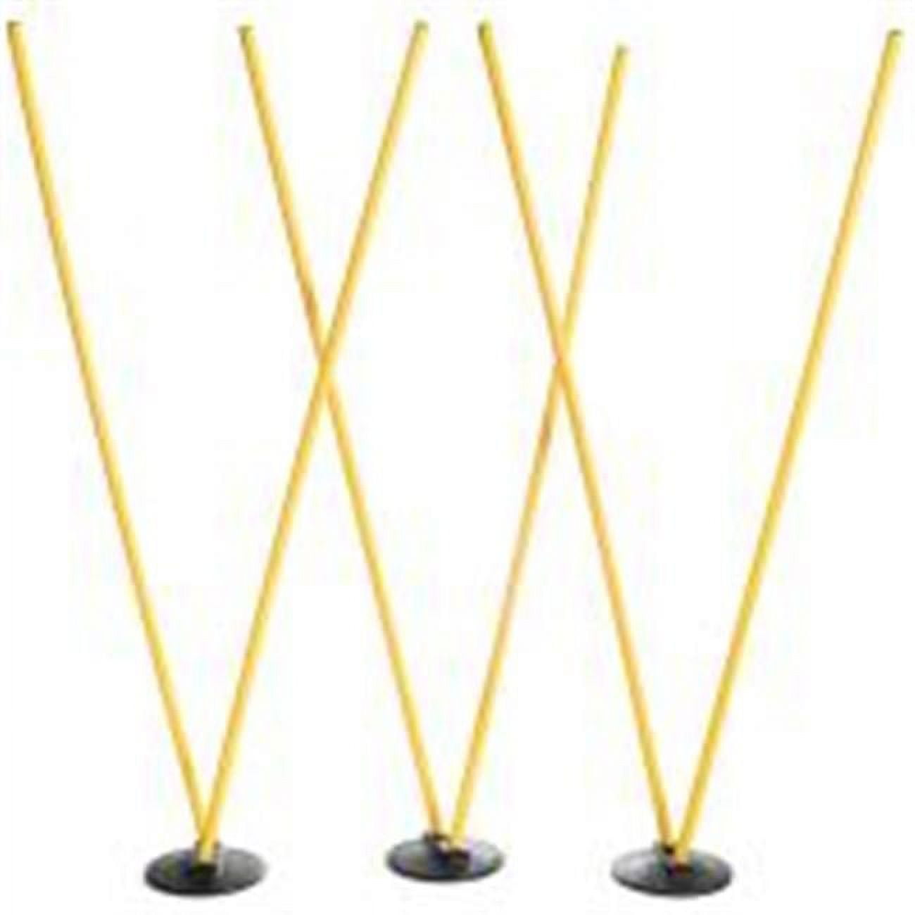 Picture of Brybelly SFIT-1206 6 Agility Poles with 3 Bases